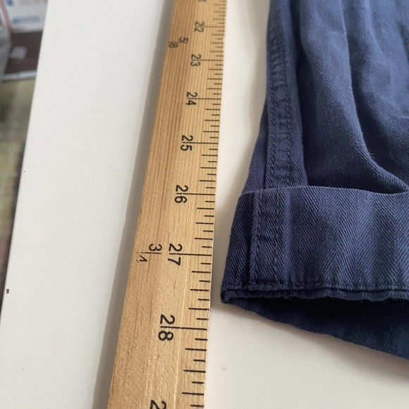 Lucky Brand Coverallls Womens Small Tie Front Boiler Suit Jumpsuit Navy Blue NEW - Picture 12 of 16